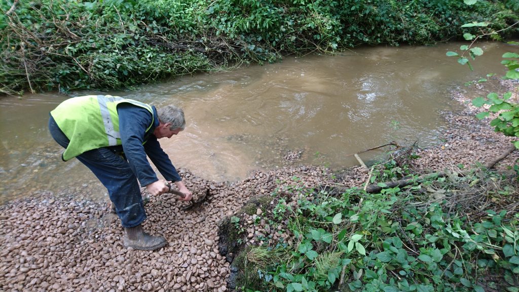 Gravel input into the River Blythe Tame Valley Wetlands Gravel input into the River Blythe Tame Valley Wetlands